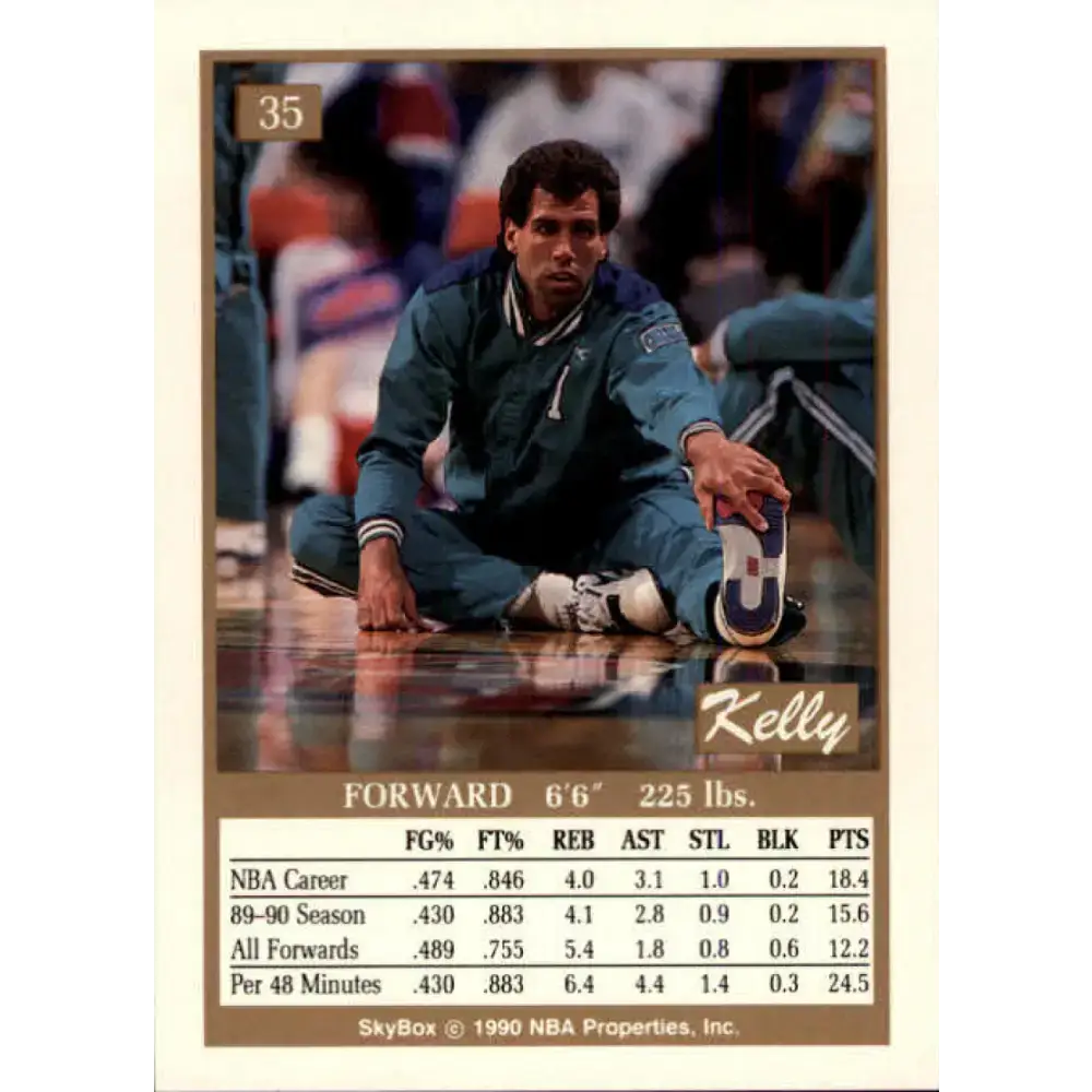 1990-91 SkyBox #35 Kelly Tripucka EX Excellent Charlotte Hornets Basketball Card - Basketball Card Single
