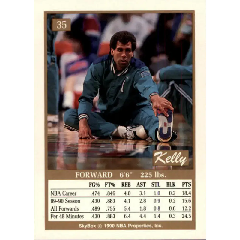 1990-91 SkyBox #35 Kelly Tripucka EX Excellent Charlotte Hornets Basketball Card - Basketball Card Single
