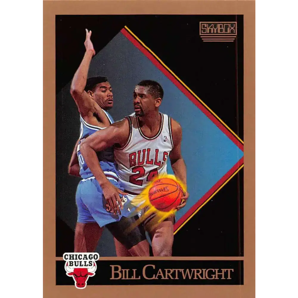 1990-91 SkyBox #38 Bill Cartwright EX Excellent Chicago Bulls Basketball Card - Basketball Card Single