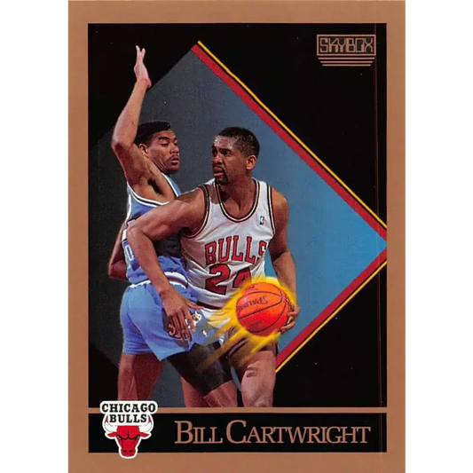 1990-91 SkyBox #38 Bill Cartwright EX Excellent Chicago Bulls Basketball Card