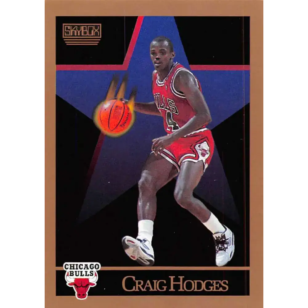 1990-91 SkyBox #40 Craig Hodges EX Excellent Chicago Bulls Basketball Card - Basketball Card Single