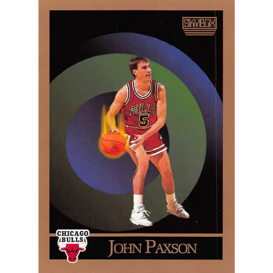 1990-91 SkyBox #44 John Paxson EX Excellent Chicago Bulls Basketball Card
