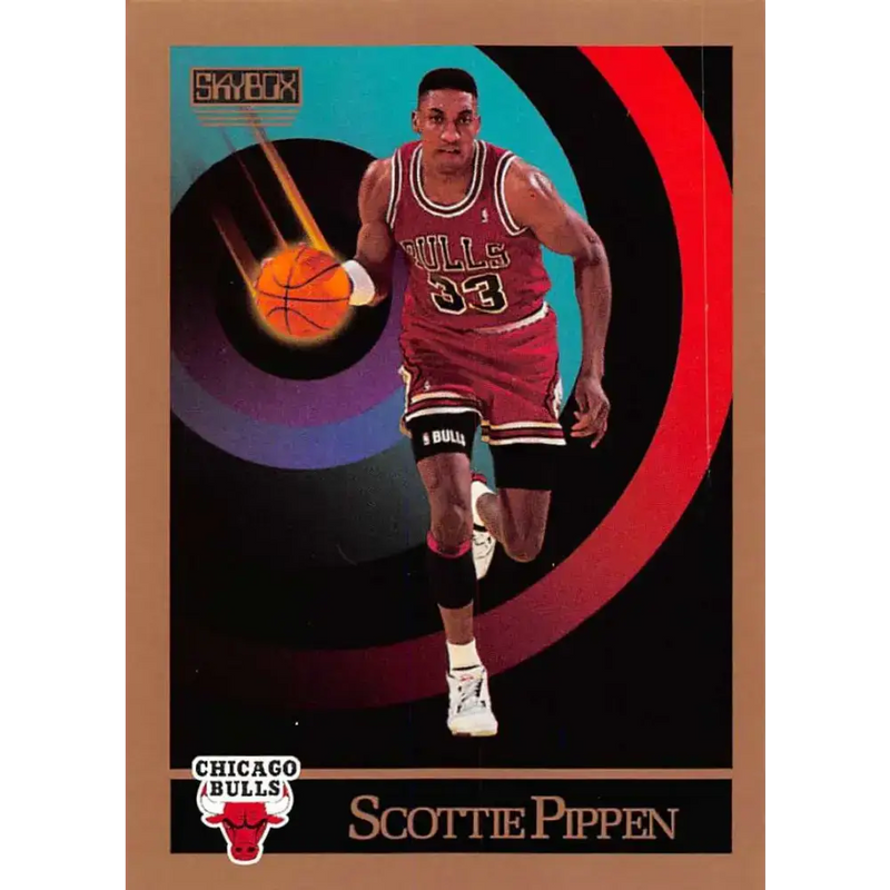 1990-91 SkyBox #46 Scottie Pippen EX Excellent Chicago Bulls Basketball Card - Basketball Card Single