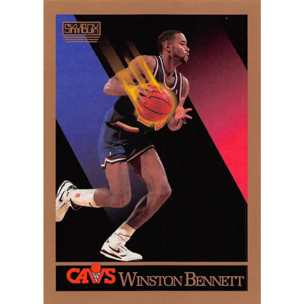 1990-91 SkyBox #48 Winston Bennett EX Excellent Cleveland Cavaliers Basketball Card - Basketball Card Single