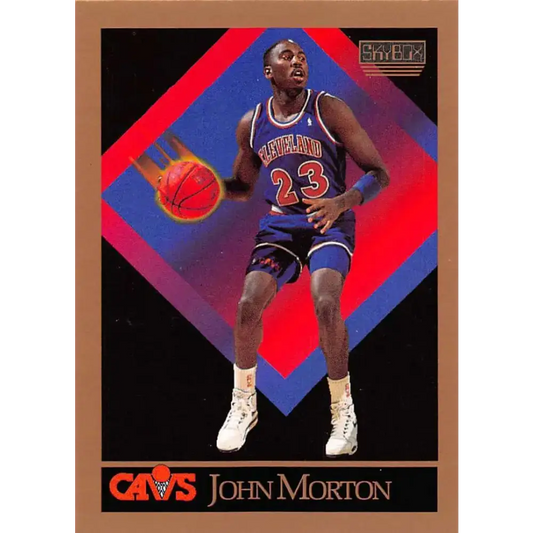 1990-91 SkyBox #54 John Morton EX Excellent Cleveland Cavaliers Basketball Card