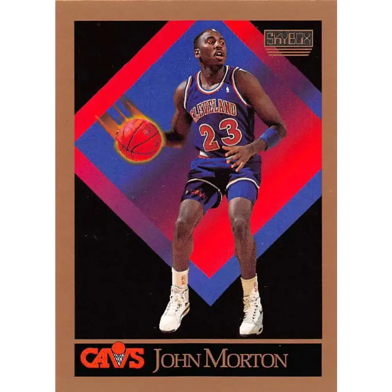 1990-91 SkyBox #54 John Morton EX Excellent Cleveland Cavaliers Basketball Card - Basketball Card Single