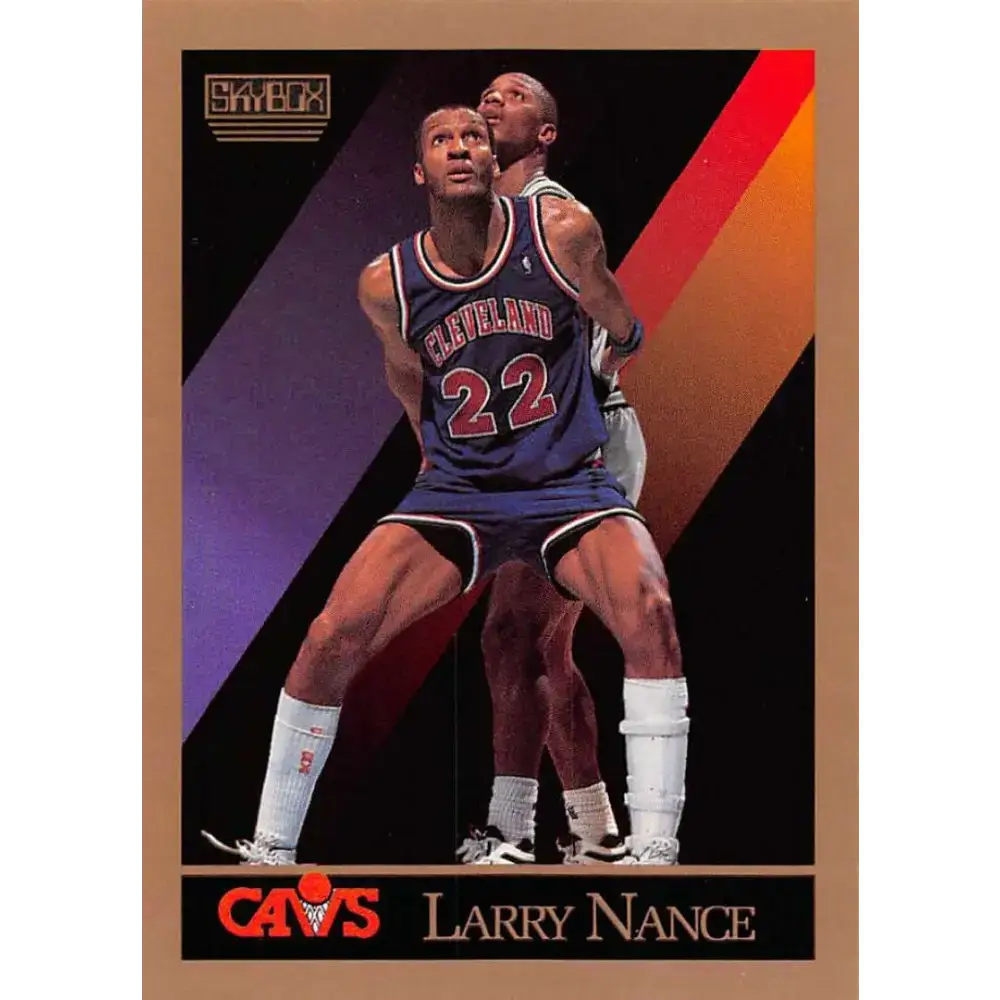 1990-91 SkyBox #55 Larry Nance EX Excellent Cleveland Cavaliers Basketball Card - Basketball Card Single