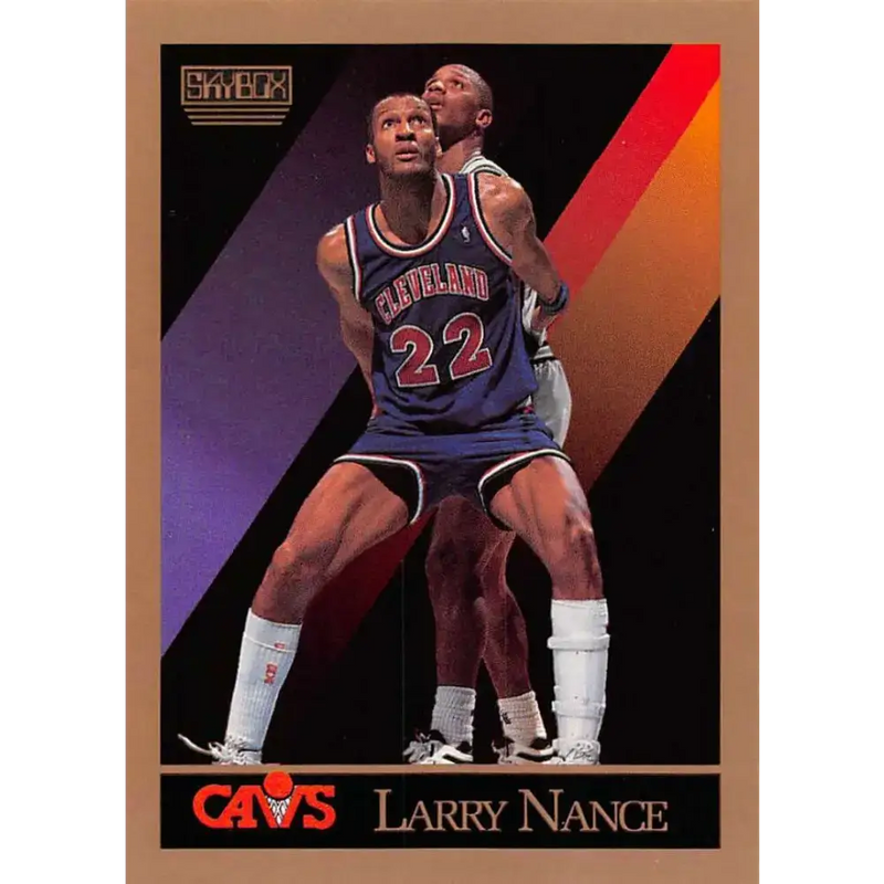 1990-91 SkyBox #55 Larry Nance EX Excellent Cleveland Cavaliers Basketball Card - Basketball Card Single