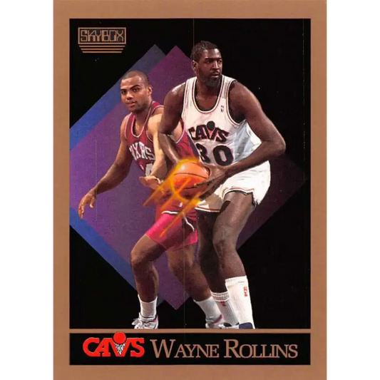 1990-91 SkyBox #57 Tree Rollins EX Excellent SP Cleveland Cavaliers Basketball Card