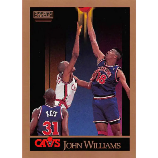 1990-91 SkyBox #58 Hot Rod Williams EX Excellent Cleveland Cavaliers Basketball Card