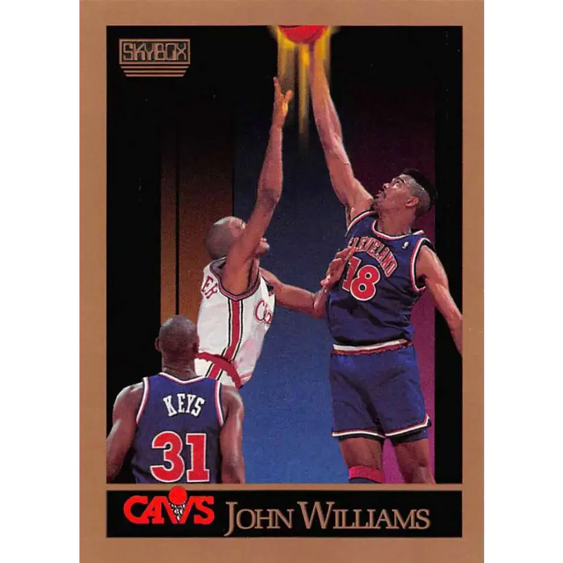 1990-91 SkyBox #58 Hot Rod Williams EX Excellent Cleveland Cavaliers Basketball Card - Basketball Card Single