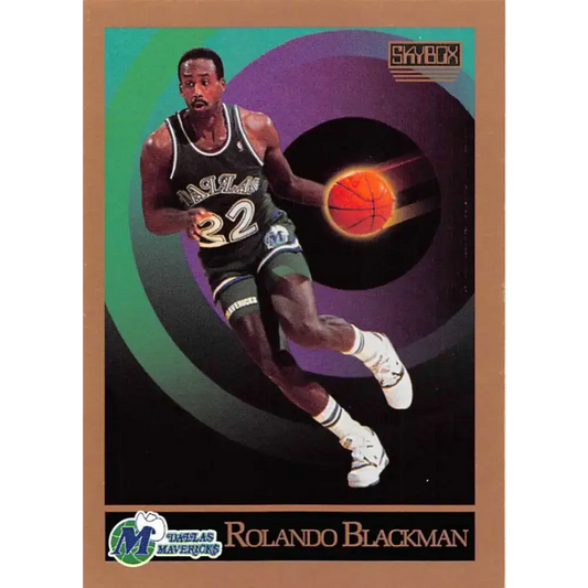 1990-91 SkyBox #60 Rolando Blackman EX Excellent Dallas Mavericks Basketball Card