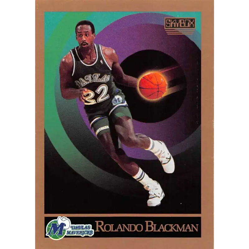 1990-91 SkyBox #60 Rolando Blackman EX Excellent Dallas Mavericks Basketball Card - Basketball Card Single