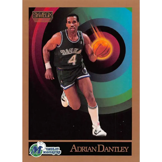1990-91 SkyBox #61 Adrian Dantley EX Excellent SP Dallas Mavericks Basketball Card
