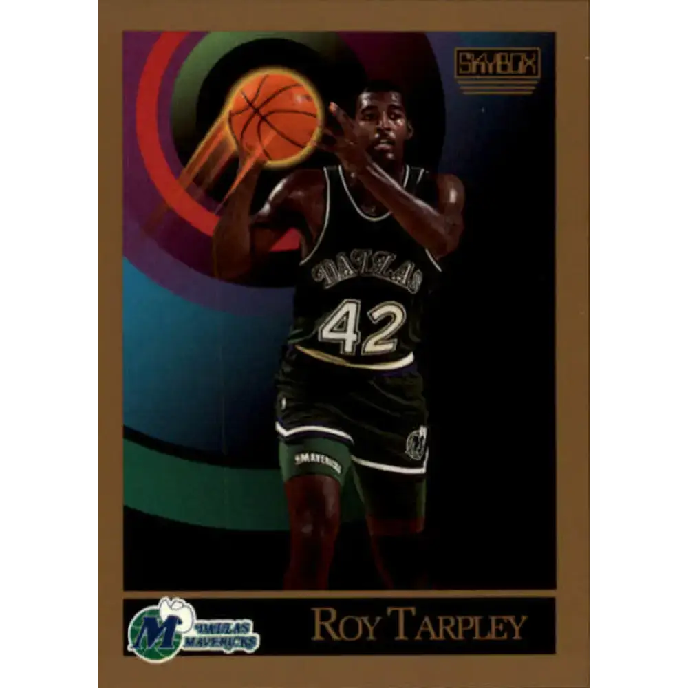 1990-91 SkyBox #67 Roy Tarpley EX Excellent Dallas Mavericks Basketball Card - Basketball Card Single