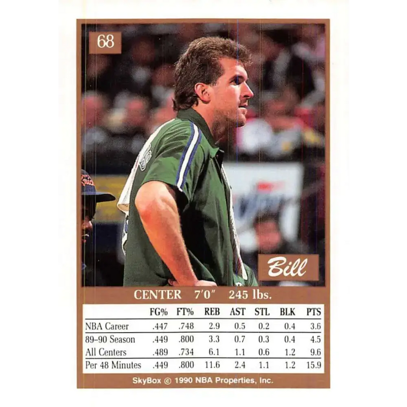 1990-91 SkyBox #68 Bill Wennington EX Excellent SP Dallas Mavericks Basketball Card - Basketball Card Single
