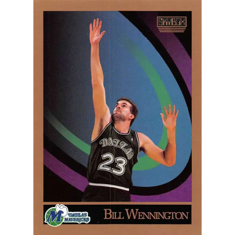 1990-91 SkyBox #68 Bill Wennington EX Excellent SP Dallas Mavericks Basketball Card - Basketball Card Single