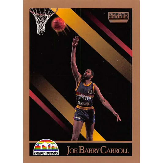 1990-91 SkyBox #72 Joe Barry Carroll EX Excellent SP Denver Nuggets Basketball Card