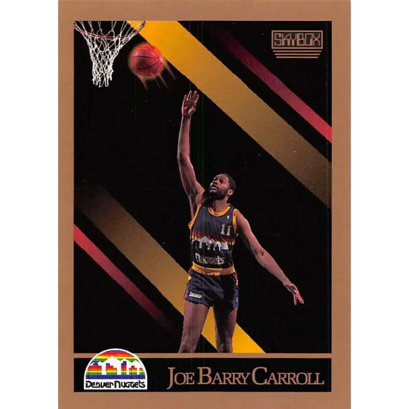 1990-91 SkyBox #72 Joe Barry Carroll EX Excellent SP Denver Nuggets Basketball Card - Basketball Card Single