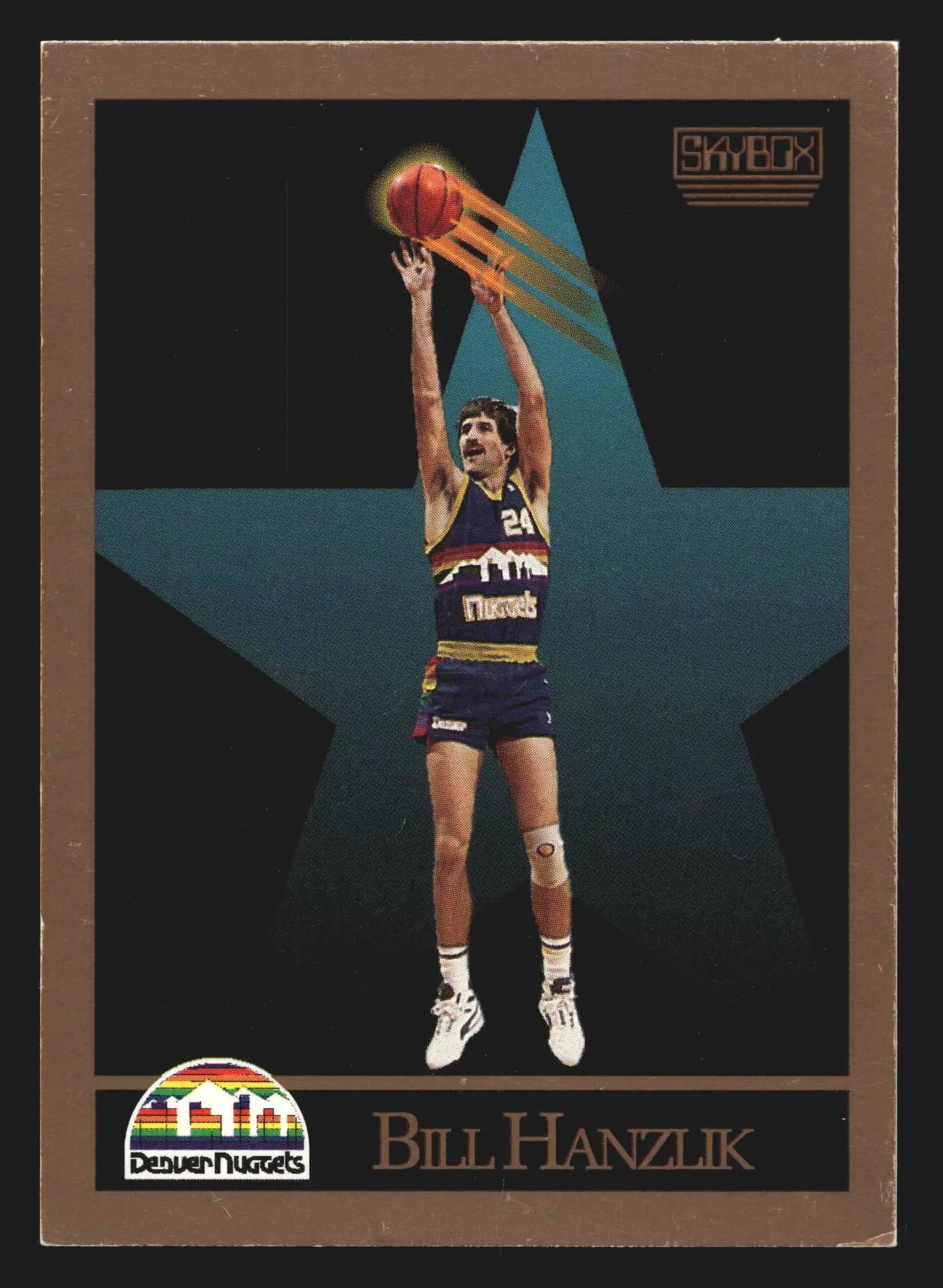 1990-91 SkyBox #75 Bill Hanzlik Denver Nuggets