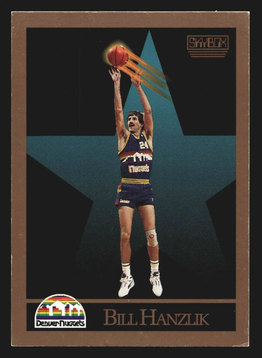 1990-91 SkyBox #75 Bill Hanzlik Denver Nuggets - Basketball Card Single