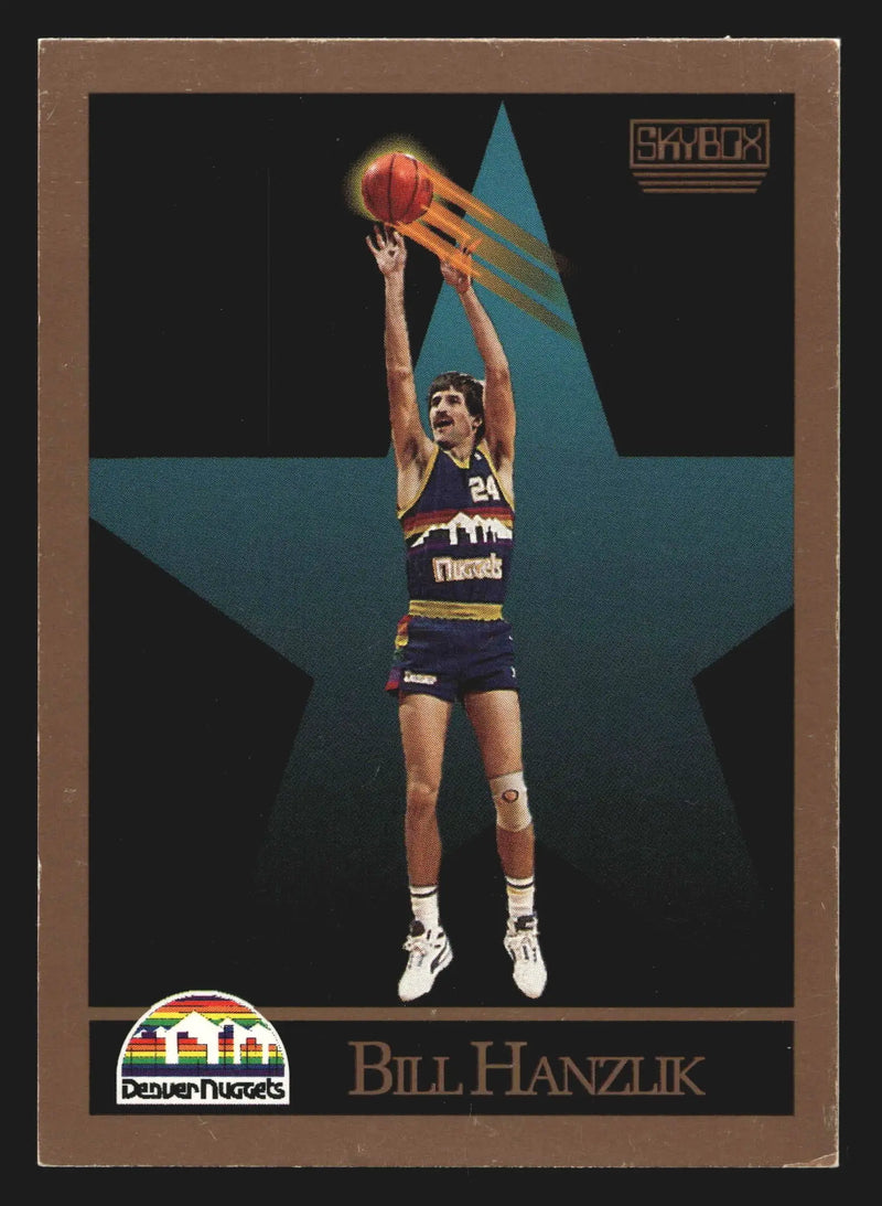 1990-91 SkyBox #75 Bill Hanzlik Denver Nuggets