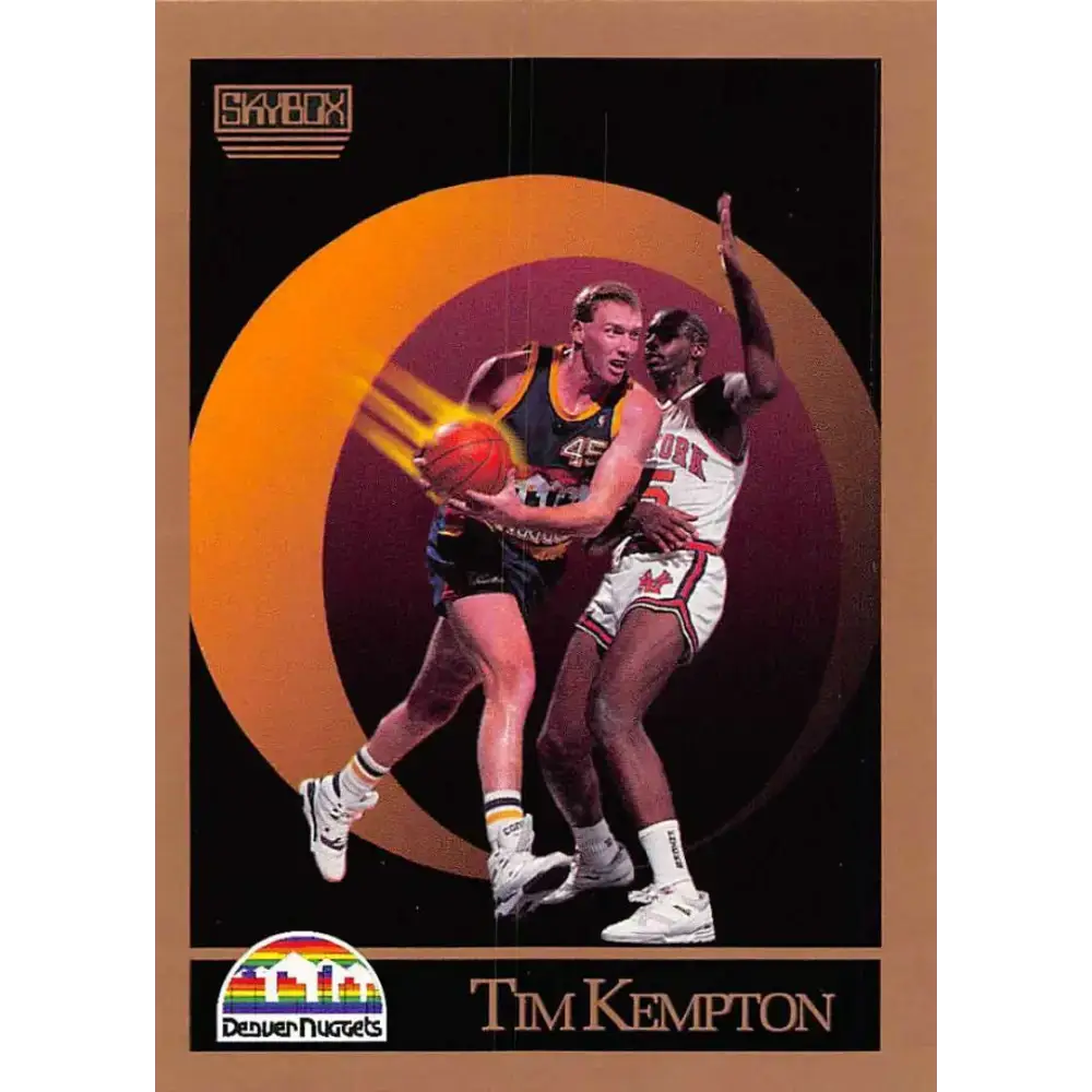 1990-91 SkyBox #76 Tim Kempton EX Excellent SP Denver Nuggets Basketball Card - Basketball Card Single