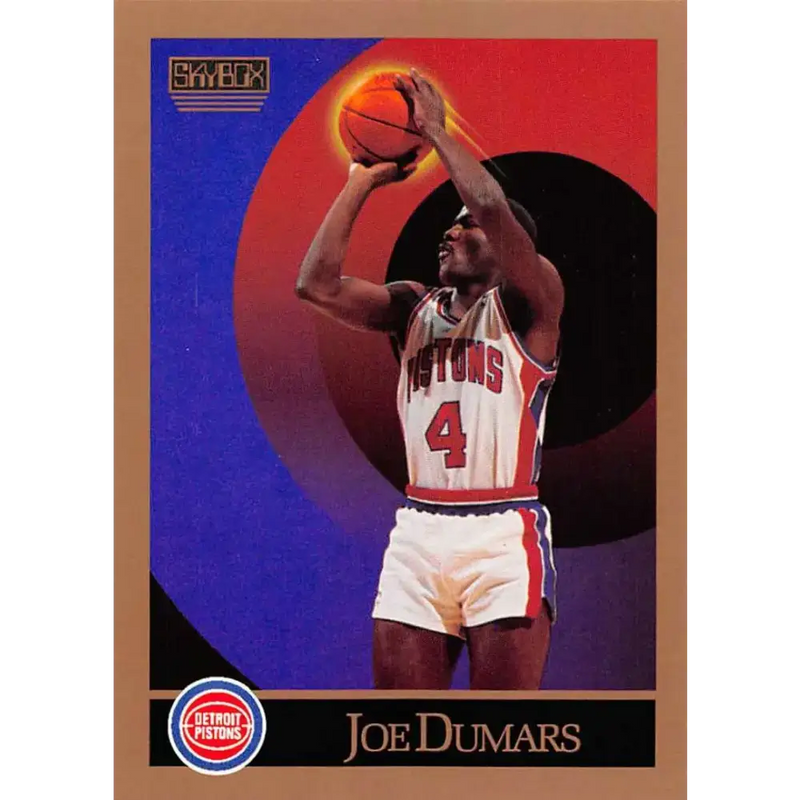 1990-91 SkyBox #84 Joe Dumars EX Excellent Detroit Pistons Basketball Card - Basketball Card Single