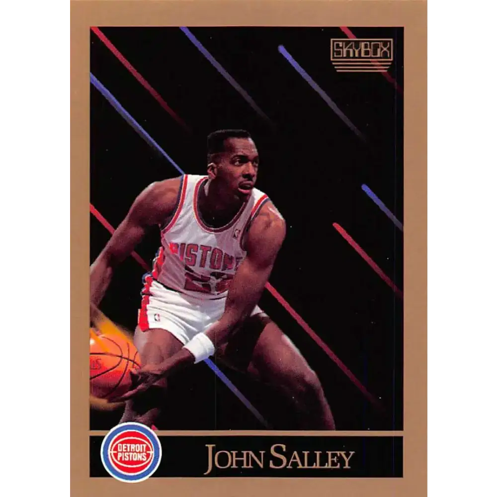 1990-91 SkyBox #92 John Salley EX Excellent Detroit Pistons Basketball Card - Basketball Card Single