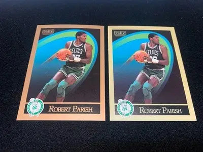 1990-91 SkyBox Robert Parish #20 *VARIATION* Border & Green Tint Boston Celtics - Basketball Card Single