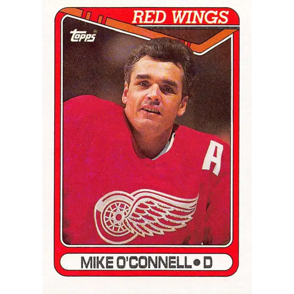 1990-91 Topps #114 Mike O’Connell NM-MT Detroit Red Wings Hockey Card - Hockey Card Single