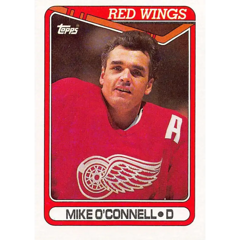 1990-91 Topps #114 Mike O’Connell NM-MT Detroit Red Wings Hockey Card - Hockey Card Single