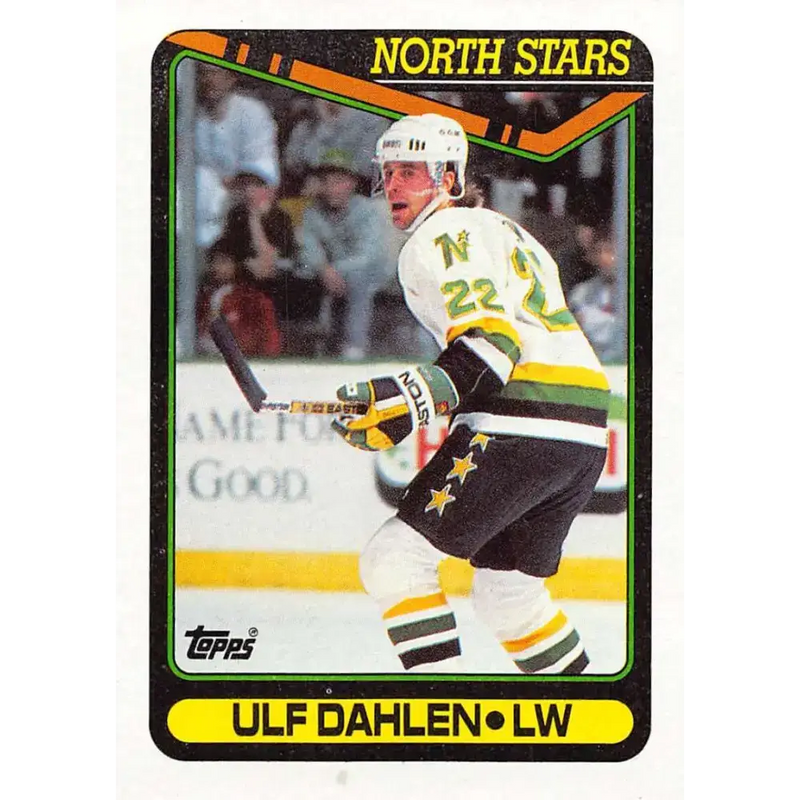 1990-91 Topps #12 Ulf Dahlen NM-MT Minnesota North Stars Hockey Card - Hockey Card Single