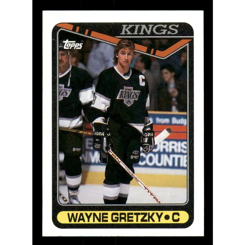 1990-91 Topps #120 Wayne Gretzky NM-MT Los Angeles Kings Hockey Card - Hockey Card Single