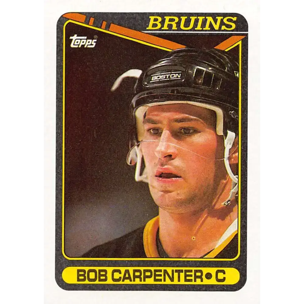 1990-91 Topps #139 Bob Carpenter NM-MT Hockey Card - Hockey Card Single