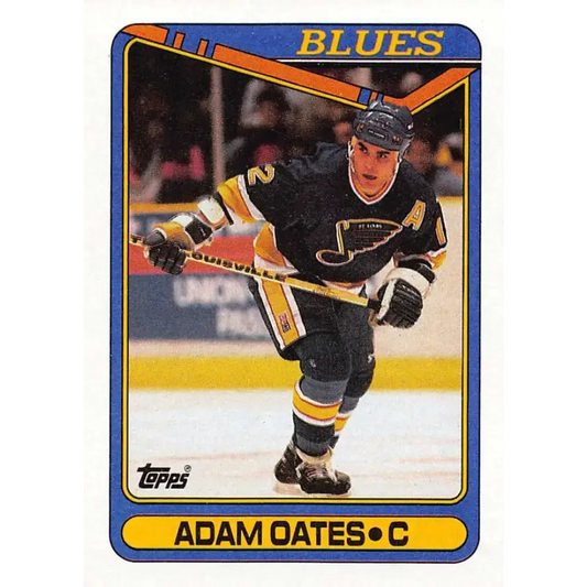 1990-91 Topps #149 Adam Oates NM-MT St. Louis Blues Hockey Card