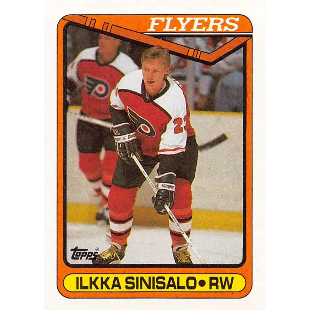 1990-91 Topps #152 Ilkka Sinisalo NM-MT Hockey Card - Hockey Card Single