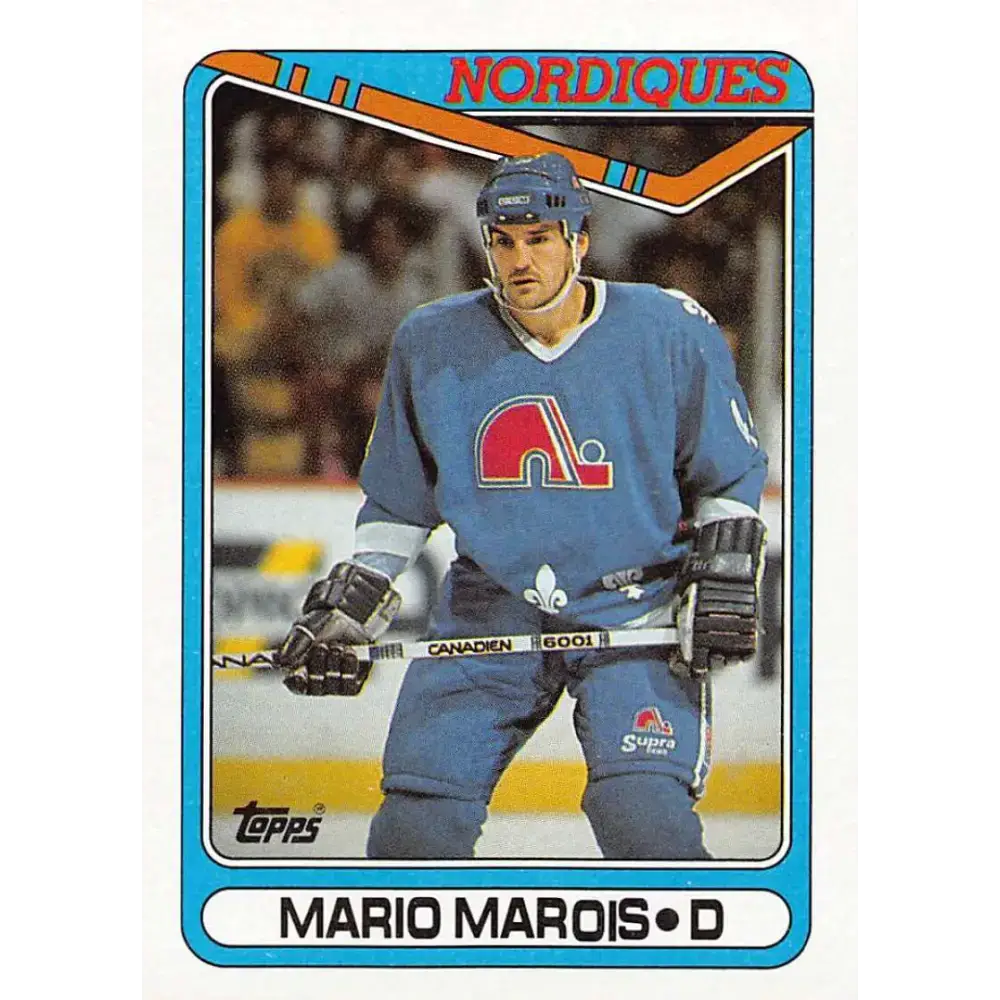 1990-91 Topps #158 Mario Marois NM-MT Hockey Card - Hockey Card Single