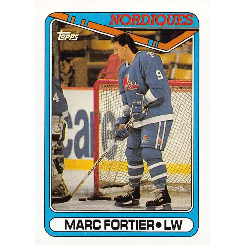 1990-91 Topps #176 Marc Fortier NM-MT Hockey Card - Hockey Card Single