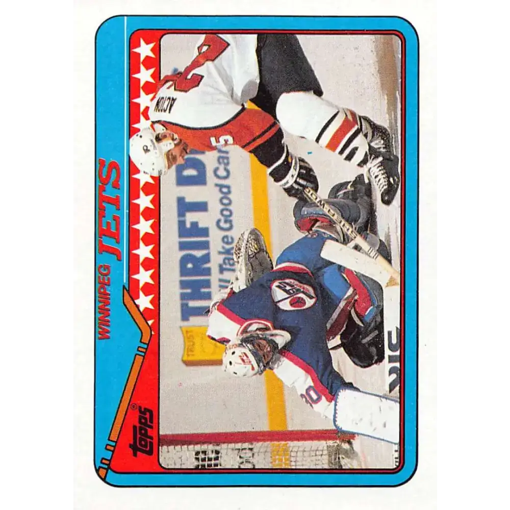 1990-91 Topps #180 Daniel Berthiaume/Keith Acton NM-MT Philadelphia Flyers Hockey Card - Hockey Card Single