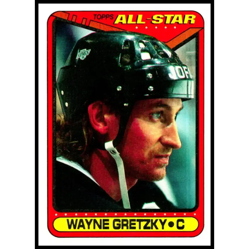1990-91 Topps #199 Wayne Gretzky NM-MT Los Angeles Kings Hockey Card - Hockey Card Single