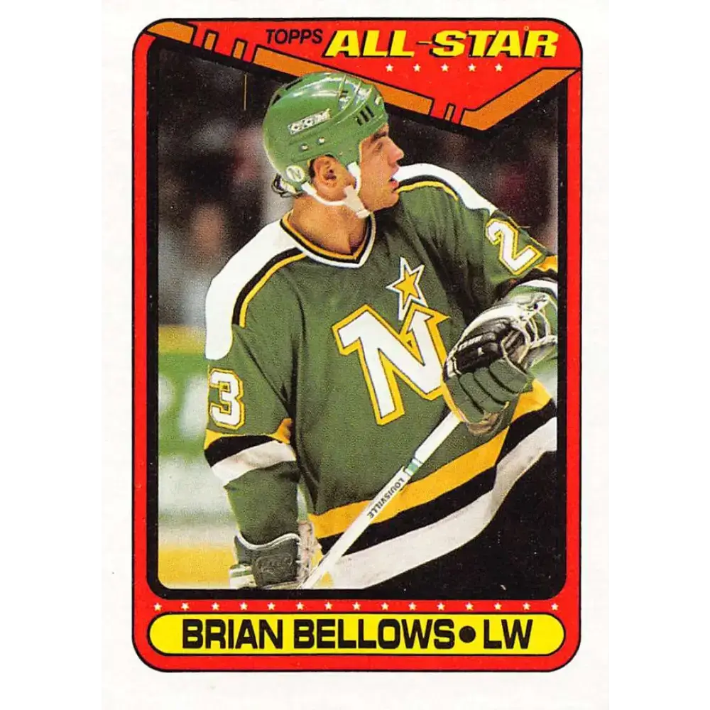 1990-91 Topps #200 Brian Bellows NM-MT Minnesota North Stars Hockey Card - Hockey Card Single
