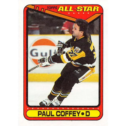 1990-91 Topps #202 Paul Coffey NM-MT Pittsburgh Penguins Hockey Card
