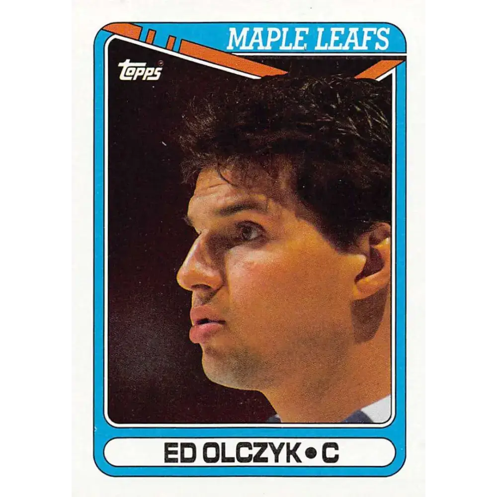 1990-91 Topps #206 Ed Olczyk NM-MT Hockey Card - Hockey Card Single