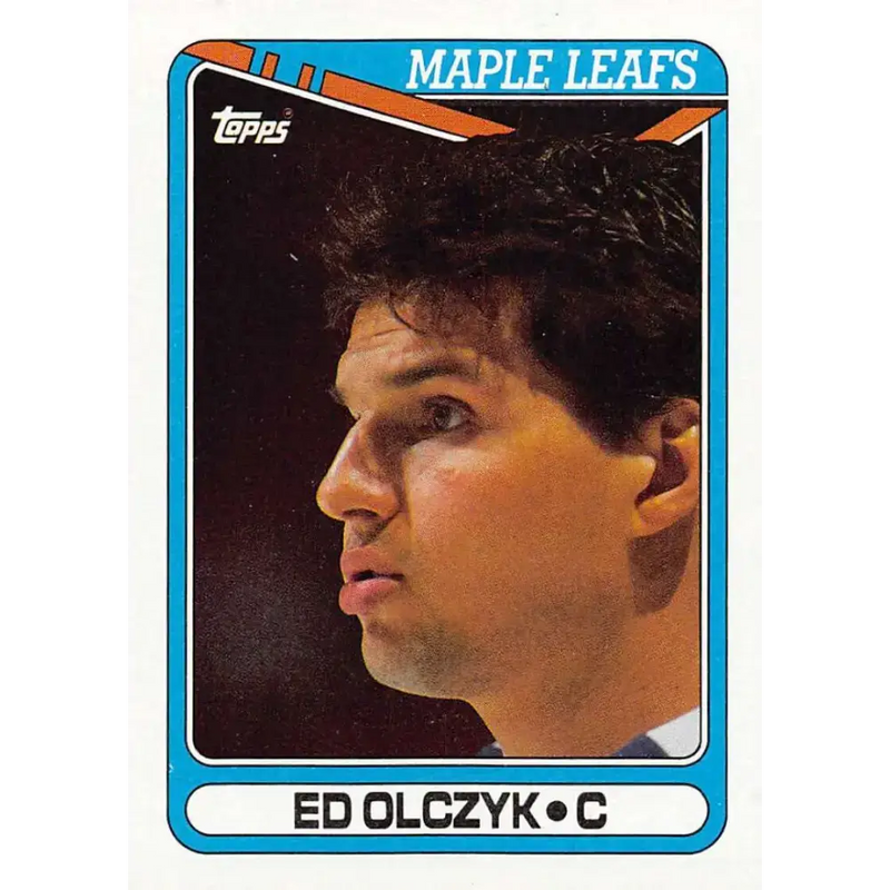 1990-91 Topps #206 Ed Olczyk NM-MT Hockey Card - Hockey Card Single