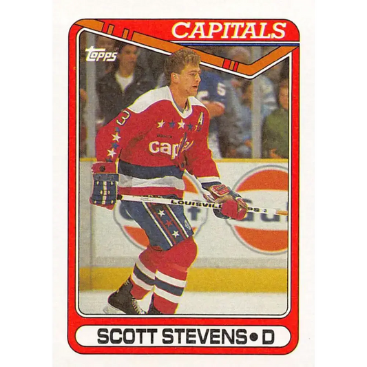 1990-91 Topps #211 Scott Stevens NM-MT Hockey Card
