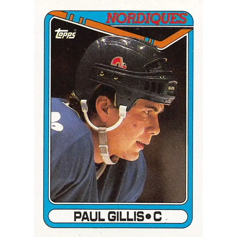 1990-91 Topps #22 Paul Gillis NM-MT Hockey Card - Hockey Card Single