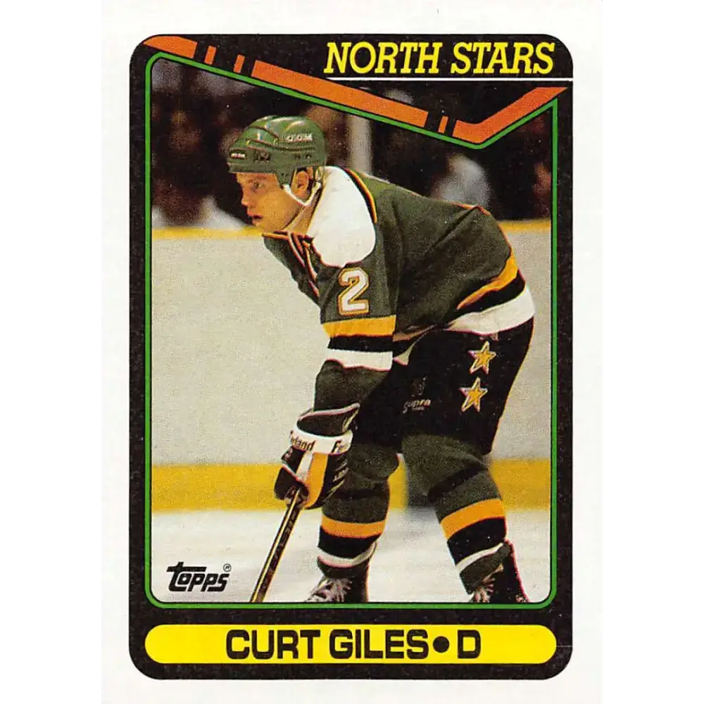 1990-91 Topps #228 Curt Giles NM-MT Minnesota North Stars Hockey Card - Hockey Card Single
