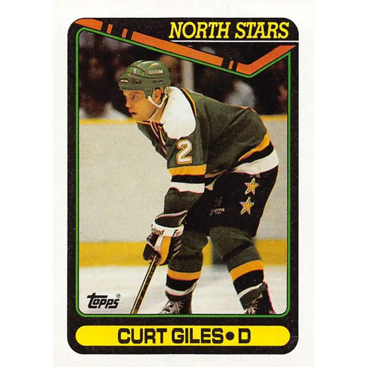 1990-91 Topps #228 Curt Giles NM-MT Minnesota North Stars Hockey Card - Hockey Card Single