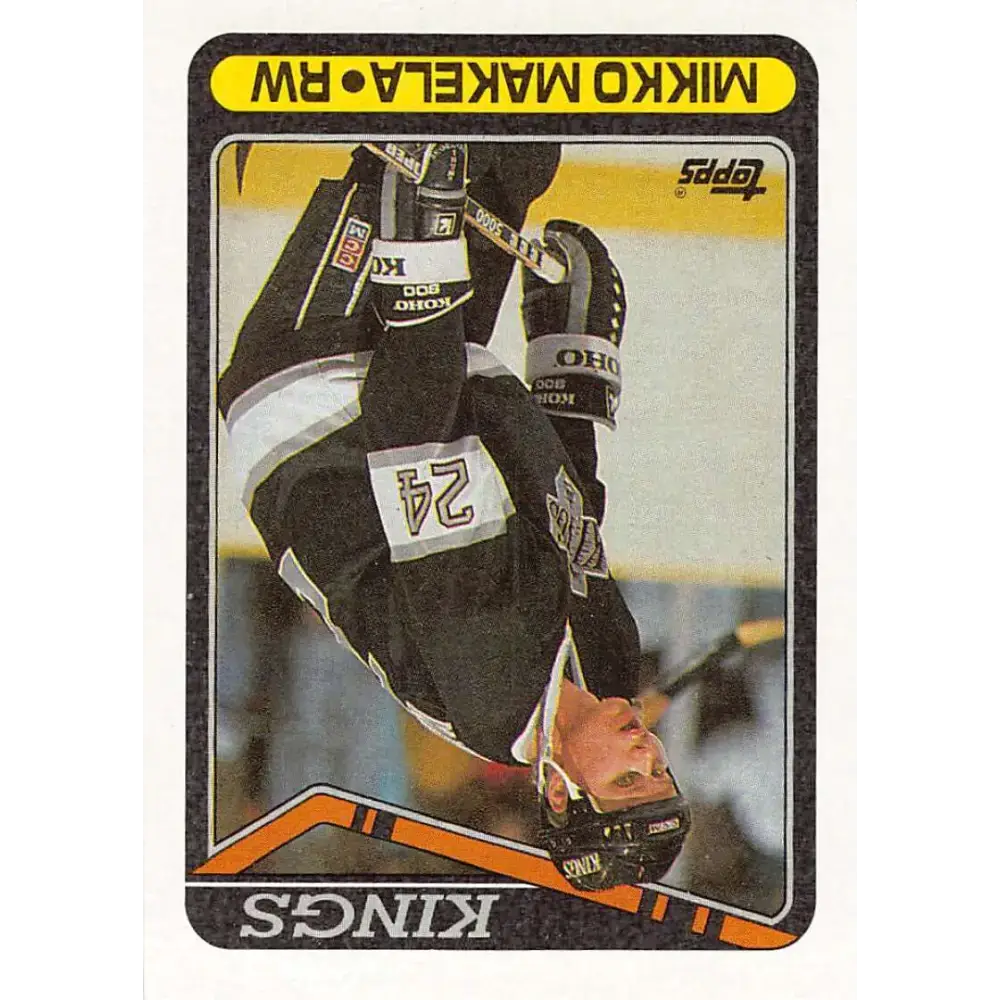 1990-91 Topps #229 Mikko Makela NM-MT Hockey Card - Hockey Card Single